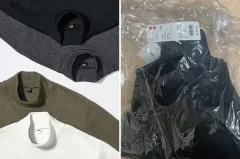 ユニクロ フリース モックネックs