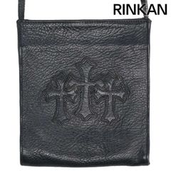 クロムハーツSQ PKT 3CEME CRS/クロスパッチレバーショルダーバッ