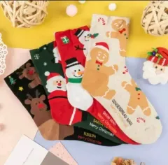 クリスマス キャラクター 靴下 セット 4足