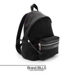 未使用品 SAINT LAURENT サンローラン シティ トイ ミニバックパック ミニリュック 495833 ナイロン ブラック シルバー金具 レディースのサムネイル