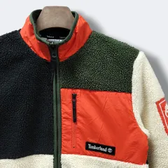 S ティンバーランド マルチカラーブロック シープスキン フリース ジャケットのサムネイル