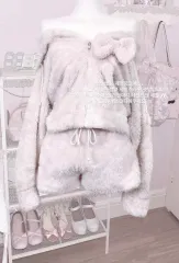 ヴィンテージ ジェラートピケ セットアップ フード ハーフパンツ stc JINLI 姫ギャル ラテギャル