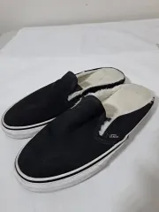 VANS ヴァンズ アセンティック 冬 ミュール スニーカー ブラック 245