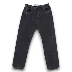 Off-White ギャバジン ハイ ライズ ブラック グレー ウォッシュ デニム パンツのサムネイル