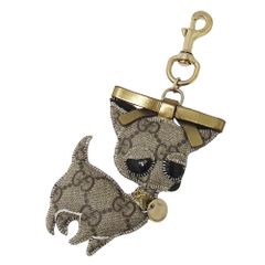 新品未使用 GUCCI チャーム グッチョリ フレンチブルドッグ GG柄