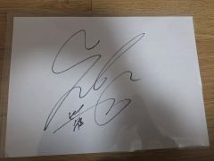 非売品】黒夢 直筆 サイン 3人時代は貴重です 清春 - メルカリ