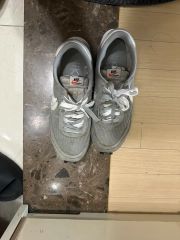 NIKE×LOOPWHEELERスエット生地スニーカーグレー25．5cm - メルカリ