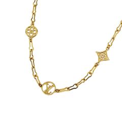新品LOUIS VUITTON ルイヴィトンネックレス コリエL Vツイッギー