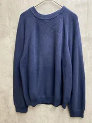 新品 GLOBAL WORK グローバルワーク クルーネック ラグランスリーブ ニット セーター sizeS/ネイビー ■◇メンズ