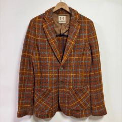 MORGANO☆新品4.5万円モルガーノ ボルドー色コットンニットジャケット 