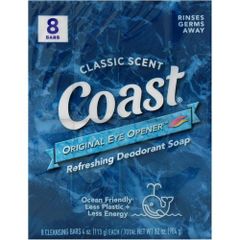 コースト 石鹸 40個 Coast デオドラント ソープ アイオープナー 青 コースト 石鹸 8個 Coast デオドラント ソープ アイオープナー 青