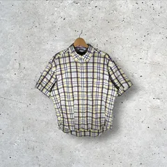 TOMMY HILFUGER トミーヒルフィガー 半袖 シャツ チェック ボタンダウン Taiwan製 Lサイズ マルチカラー