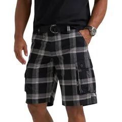リー レディース ボトムス ハーフパンツ・ショーツ ショートパンツ Mens Lee 115 Wyoming Belted Cargo Shorts Hd Lee Gray グレー