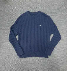 リー LEE ケーブル ラウンド ニット ウール50% ニットTシャツのサムネイル