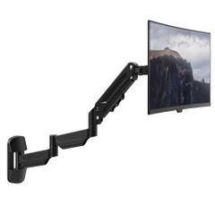 Adliy 電動ロールスクリーン リモコン 幅110cm 高さ70cm ブラック