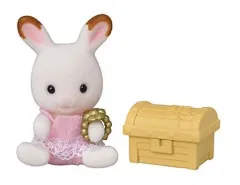 【中古】おもちゃ 1.ショコラウサギの赤ちゃん 「シルバニアファミリー 赤ちゃんコレクション 赤ちゃん探検シリーズ」
