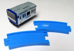【中古】おもちゃ E235系横須賀線(後尾車)+曲線レール2本 「カプセルプラレール 東西の環状線と通勤電車編」