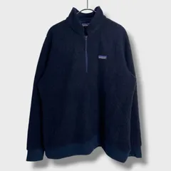 ☆Patagonia☆ウリエスターフリースプルオーバー☆ボアフリース☆ネイビー☆レディースXL☆E26M