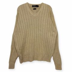 ヴィンテージ 90s イタリア製 dunhill Vネック コットンニット - メルカリ