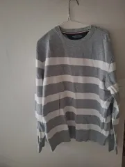 トミーヒルフィガー ストライプ スウェット Tシャツ