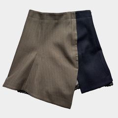 sacai サカイ 2024-2025aw アシンメトリースカート - メルカリ