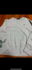 POLO RALPH LAUREN ポロラルフローレン 起毛 グレー スウェット 105サイズ ほぼ新品 9万円