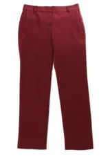 セオリー theory 18AW Synthetic Crepe Straight Trouser パンツ クロップド 2 赤 レッド /tk0507