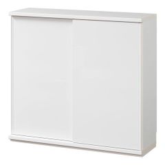 白井産業 カウンター下収納 ラック 引戸 PTS-8512SD WH ピタシエ