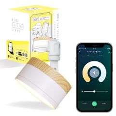 エジソンスマートLEDシーリングライト3個_ダクトレール1.5m_
