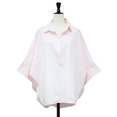 【美品】Plage ジョーゼット スキッパー ブラウス ブラウン ドルマンシャツ Plage - 【美品】Plage ジョーゼット スキッパー ブラウス ブラウン