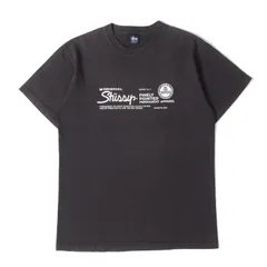 STUSSY ステューシー Tシャツ ブラック 黒 サイズ:M | 00s 紺タグ グラフィックプリント Tシャツ(USA製) | トップス カットソー 半袖 | 00年代 アーカイブ【メンズ】【中古】