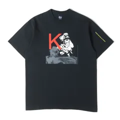 STUSSY ステューシー Tシャツ ブラック 黒 サイズ:L | 00s ×KOSTAS SEREMETIS グラフィックプリント Tシャツ(USA製) | トップス カットソー 半袖【メンズ】【中古】