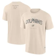 ファナティクス メンズ トップス Tシャツ Mens Fanatics Creamiami Dolphins Elements Weathered Tonal Future Ground TShirt Dol Beige ベージュ
