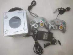  ゲーム ゲームキューブ 本体 DOL-101 シルバー 周辺機器付き ジャンク品