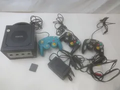  ゲーム ゲームキューブ 本体 動作品 DOL-001 ブラック 周辺機器 コントローラー 付き 中古品