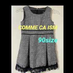 COMME CA ISM ワンピース 90サイズ フォーマル 女の子 ブラック レース