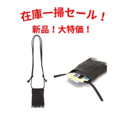 スロウ Fringe neck pouch S ショルダーバッグ BLACK(#10) SO847Kのサムネイル