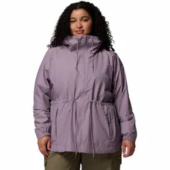 コロンビア レディース アウター ジャケット・ブルゾン プラスサイズ Plusize Columbia OmniSHIELD Lillian Ridge II Jacket Shale Purple パープル