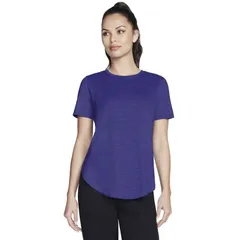 スケッチャーズ レディース トップス Tシャツ Womenskechers GOWALK GODRI SWIFTunic Deep Blue ブルーのサムネイル