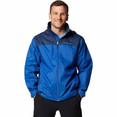 コロンビア メンズ アウター ジャケット・ブルゾン トール Big Tall Columbia Glennaker Lake II Hooded Rain Jacket Mountain Blue Navy ネイビー