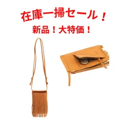 スロウ Fringe neck pouch L ショルダーバッグ CAMEL(#24) SO848Kのサムネイル