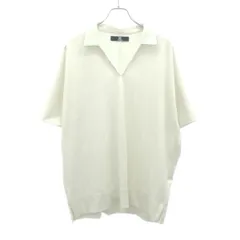 CAMBIO カンビオ ショートスリーブスキッパーシャツ  ホワイト Sのサムネイル