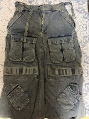 2003 Rick Owens SLAB Mudwash Denim Skirt - メルカリ