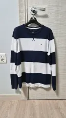 トミーヒルフィガー ストライプ 長袖 Tシャツ M サイズ