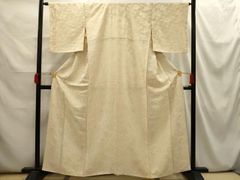 平和屋着物＃羽織 地紋起こし 笹の葉文 暈し染め 正絹 逸品 未使用
