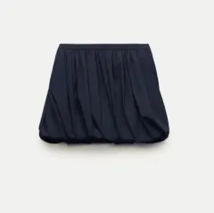 ザラ バルーンミニスカート プラントショップ ウール ミネット BLACKUP アーケット コス Laroom REETKEEM オータム