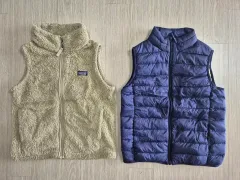 男の子 patagonia ベスト 外