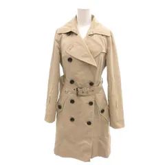 バーバリーズブルーレーベル Burberry's BLUE LABEL トレンチコート 裏ノバ ベルト付き 38 ライトベージュ /YJ ■GY06