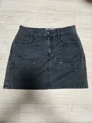 ZADIG&VOLTAIRE ザディグ・エ・ヴォルテール ブラック デニム ミニスカートのサムネイル