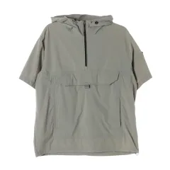 ナショナルジオグラフィック 24SS アデリー 軽量 ウーブン ストレッチ 半袖 アノラック